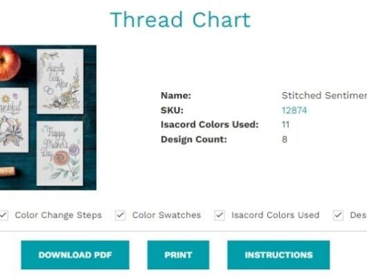 Moving the Needle: OESD Gets a Custom Thread Chart Helping Customers Craft their Perfect Design
