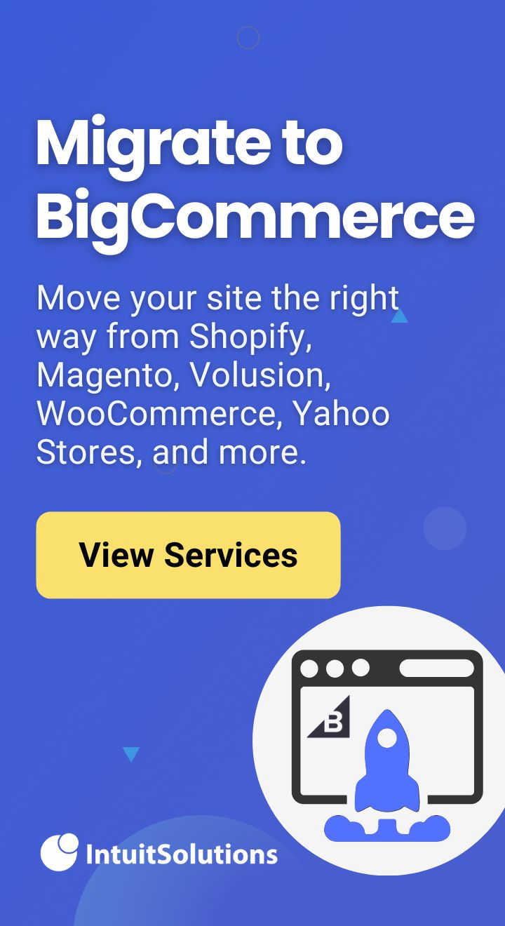 Migrate to BigCommerce banner