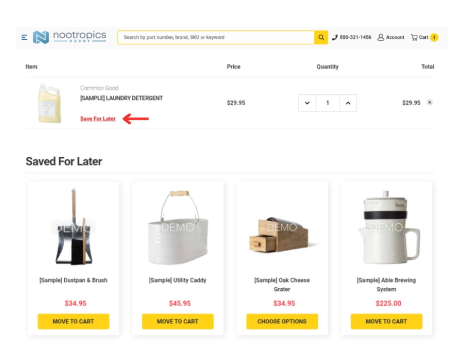 Save for Later - Popular UX Feature BigCommerce