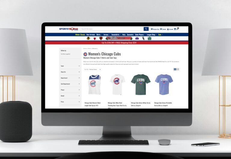 Modern BigCommerce Design & Development for a Timeless Sporting Goods Brand